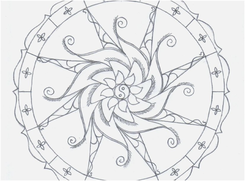 827x609 Printable Mandala Coloring Picture Mandala Coloring Pages Free
