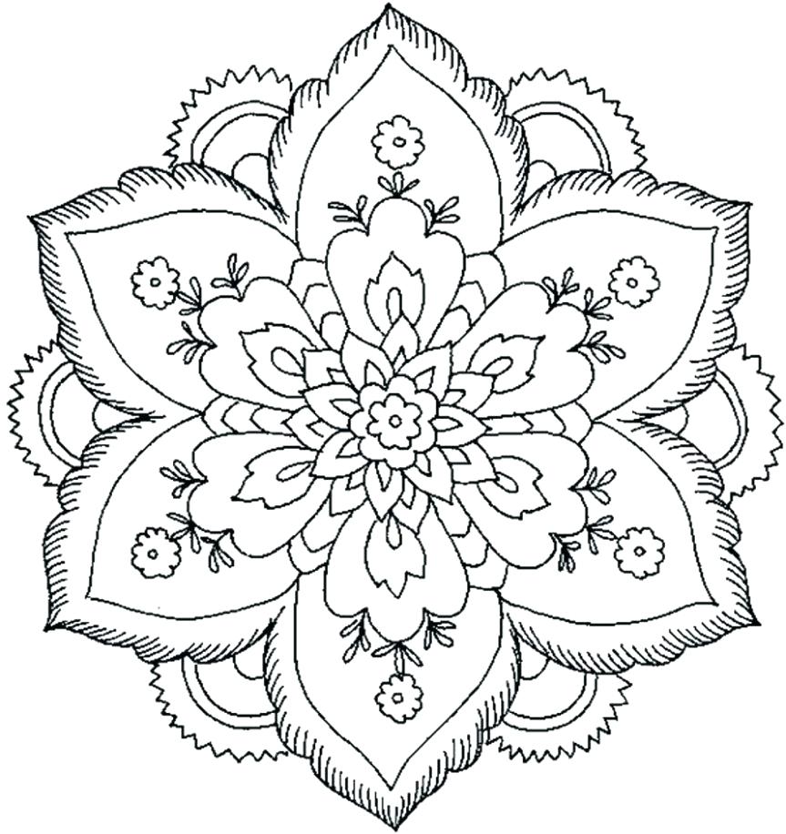 863x916 Coloring Pages ~ Mandala Coloring Pages Printable Free Mandalas