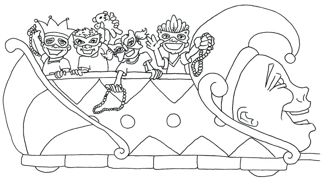 Mardi Gras Coloring Pages Free Printable 1082x600 Mardi Gras Coloring Pages Free Printable