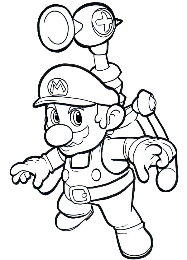 Free Printable Mario Coloring Pages