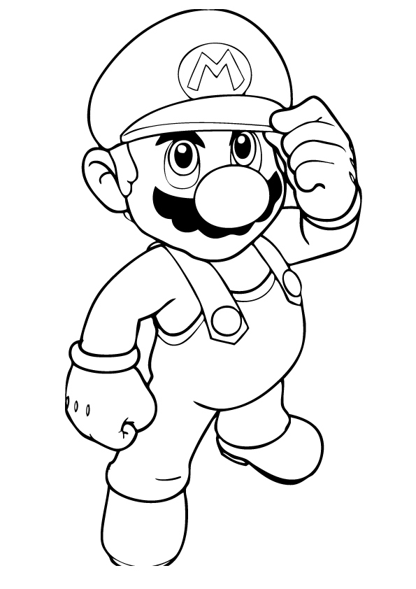 595x842 Mario Bros Coloring Pages Inspirational Free Printable Mario