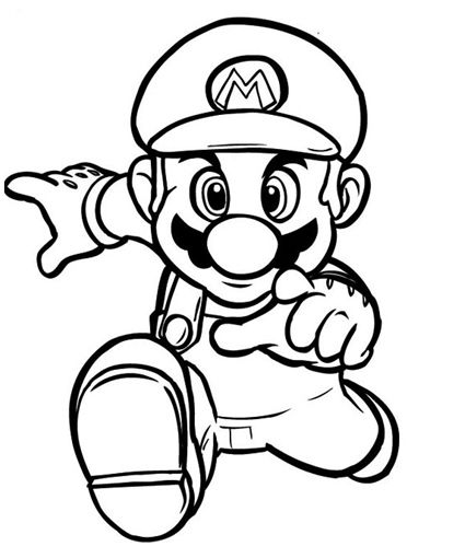 425x510 Super Mario Bros Coloring Pages 39 Pictures To Print And Color