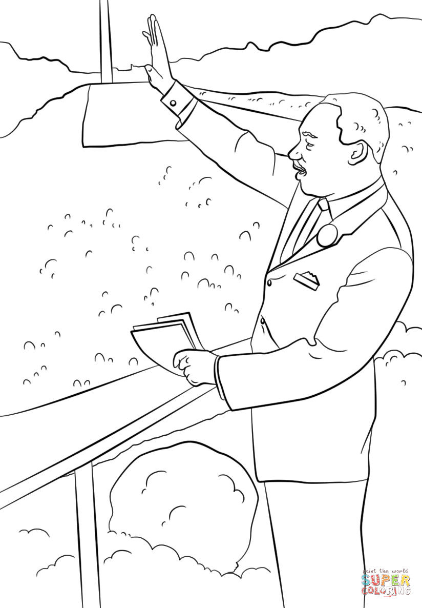 824x1186 Free Printable Martin Luther King Jr Day Coloring Pages Mlk