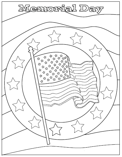 Memorial Day Coloring Pages For Preschoolers Free Printable 427x549 Memorial Day Coloring Pages For Preschoolers Free Printable
