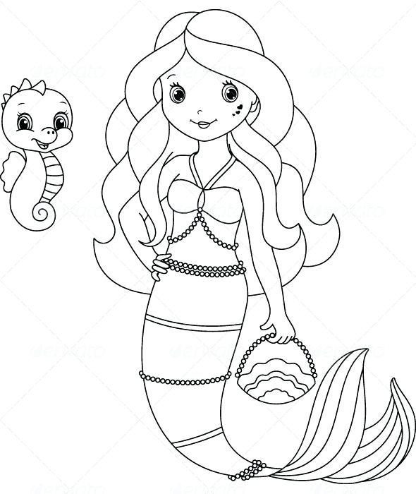 590x700 Coloring Page Little Mermaid Coloring Page Coloring Coloring Page