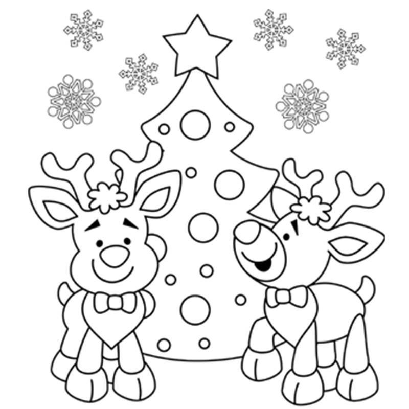 800x800 Free Xmas Coloring Pages Printable Free Printable Santa Merry