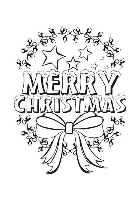 472x678 Merry Christmas Coloring Page Colouring To Tiny Print Printable