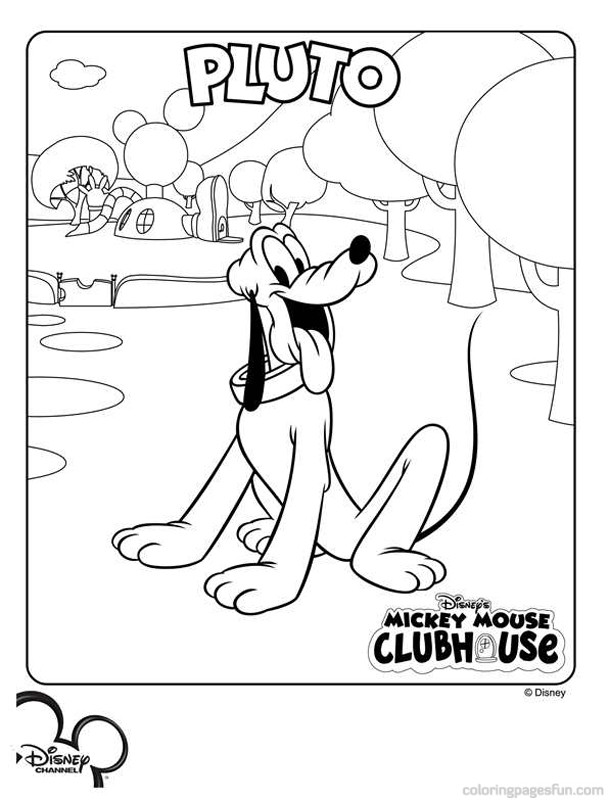 610x800 Mickey Mouse Club House Coloring Pages Mickey Mouse Clubhouse