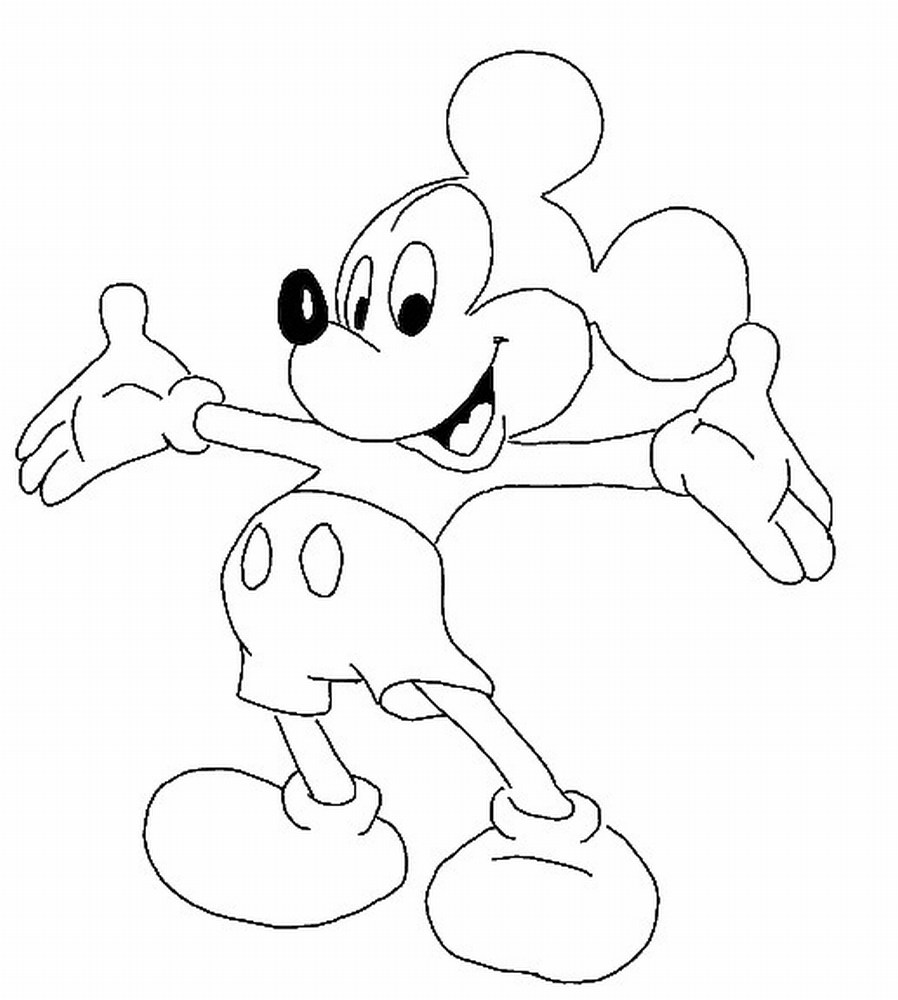 898x1000 Mickey Mouse Clubhouse Coloring Pages Free 10.jpg Coloring Kids