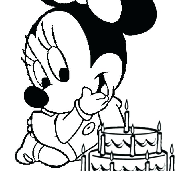678x600 Mickey And Mouse Printable Coloring Pages Free For Kids Free