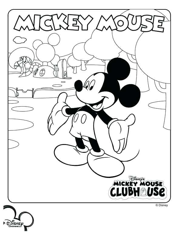 Mickey Christmas Coloring Pages Coloring Pages Mickey Mouse 597x783 Mickey Christmas Coloring Pages Coloring Pages Mickey Mouse