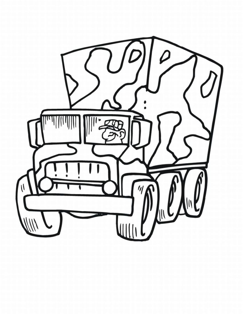 848x1097 Military Coloring Pages