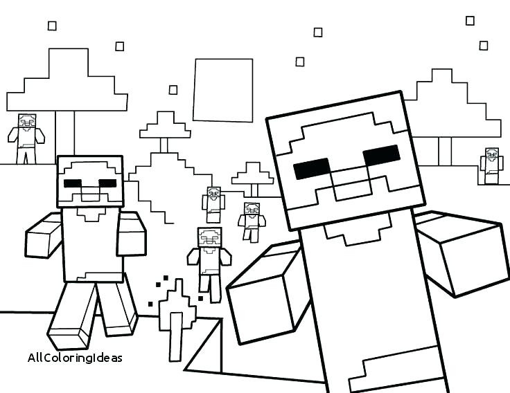 Printable Minecraft Coloring Pages Coloring Pages Coloring Pages 736x568 Printable Minecraft Coloring Pages Coloring Pages Coloring Pages