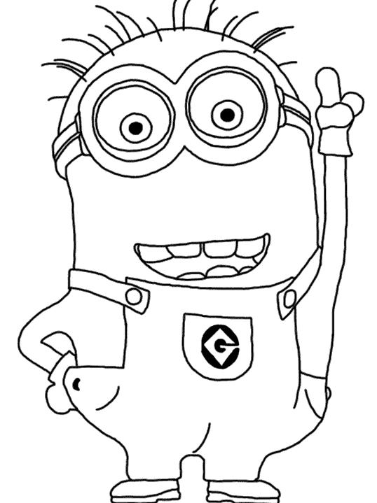 Minion Coloring Pages Party Favors Woodworking 538x719 Minion Coloring Pages Party Favors Woodworking