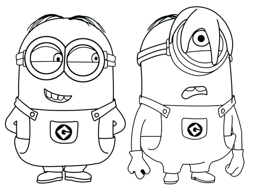 Minion Coloring Pages Minion Coloring Pages Minion Bob Printable 873x623 Minion Coloring Pages Minion Coloring Pages Minion Bob Printable