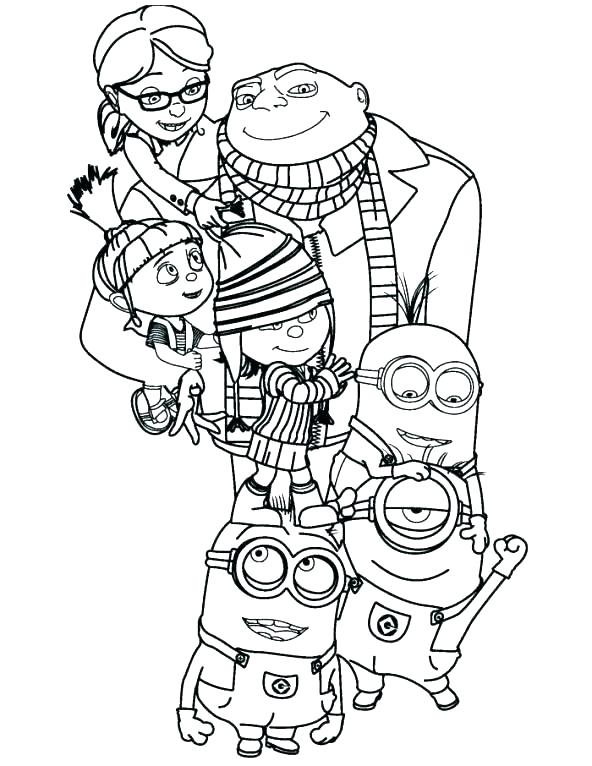 Free Minion Bob Coloring Pages Printable Coloring Minion Coloring 592x766 Free Minion Bob Coloring Pages Printable Coloring Minion Coloring