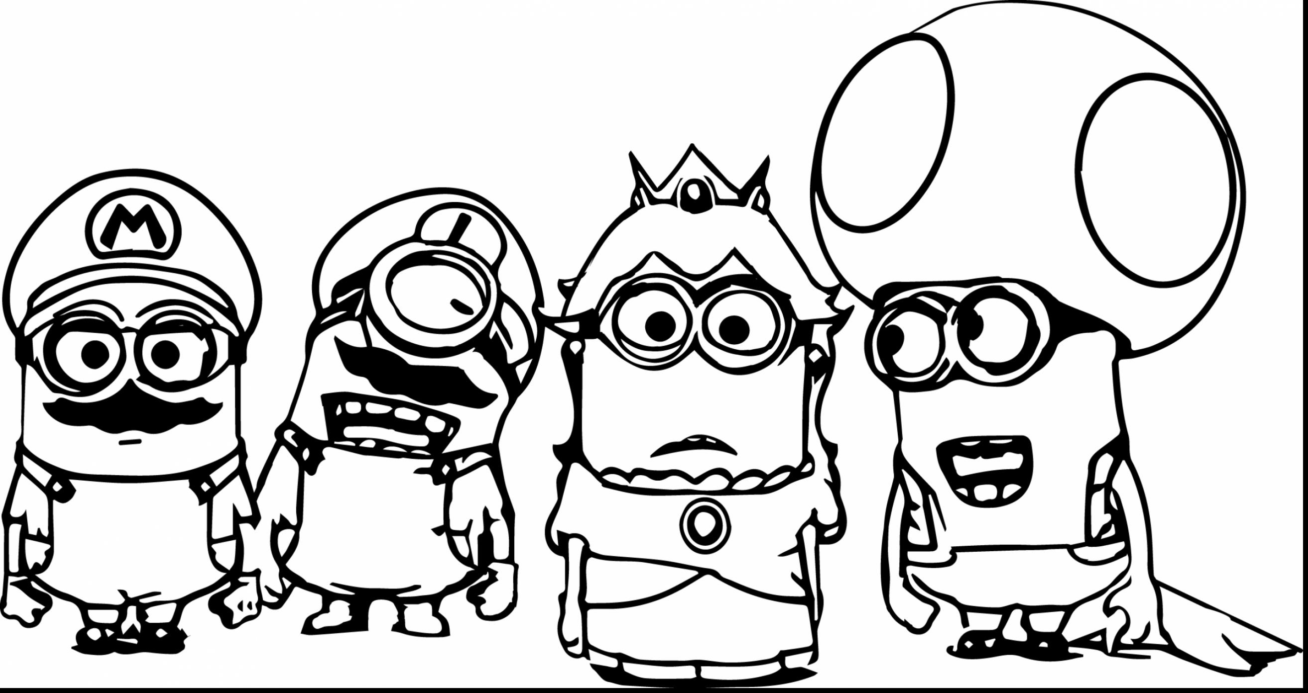 Free Minion Coloring Pages Magnificent Minion Printable Coloring 2627x1393 Free Minion Coloring Pages Magnificent Minion Printable Coloring