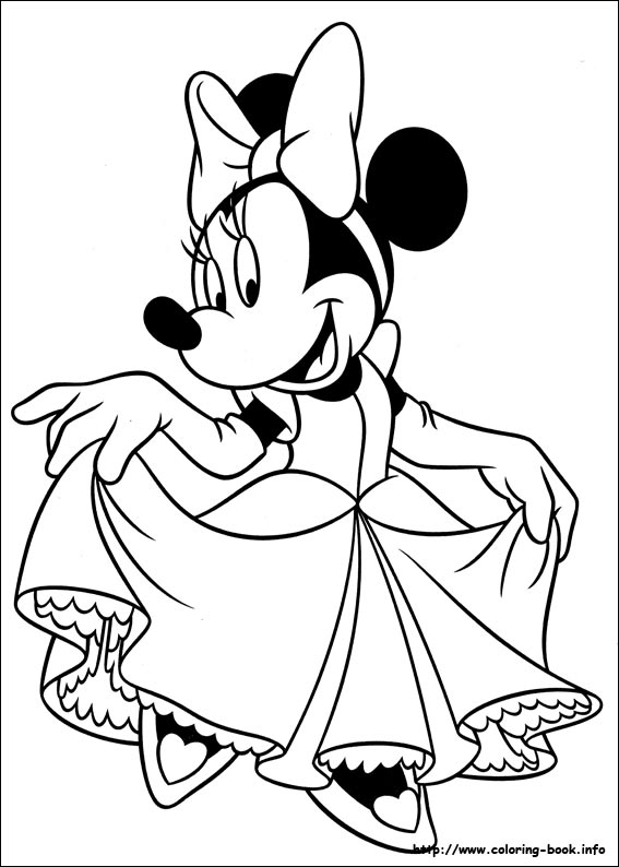Minnie Mouse Coloring Pages On Coloring 567x794 Minnie Mouse Coloring Pages On Coloring