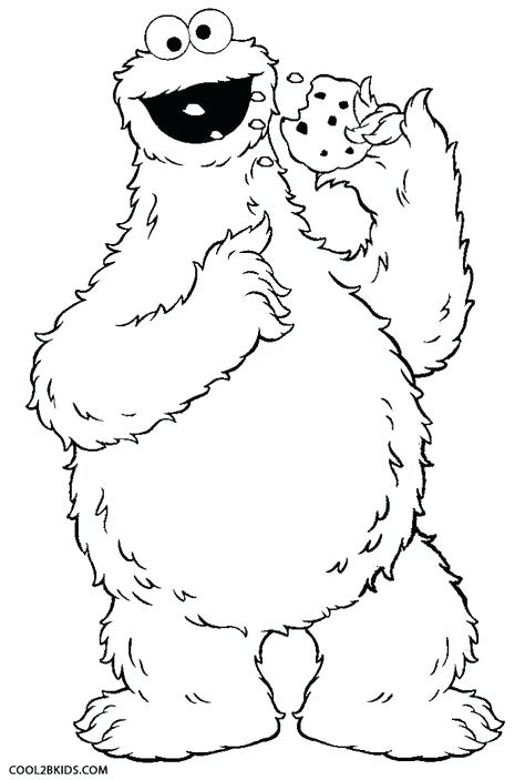 474x703 Cookie Monster Coloring Page Printable Cookie Monster Coloring