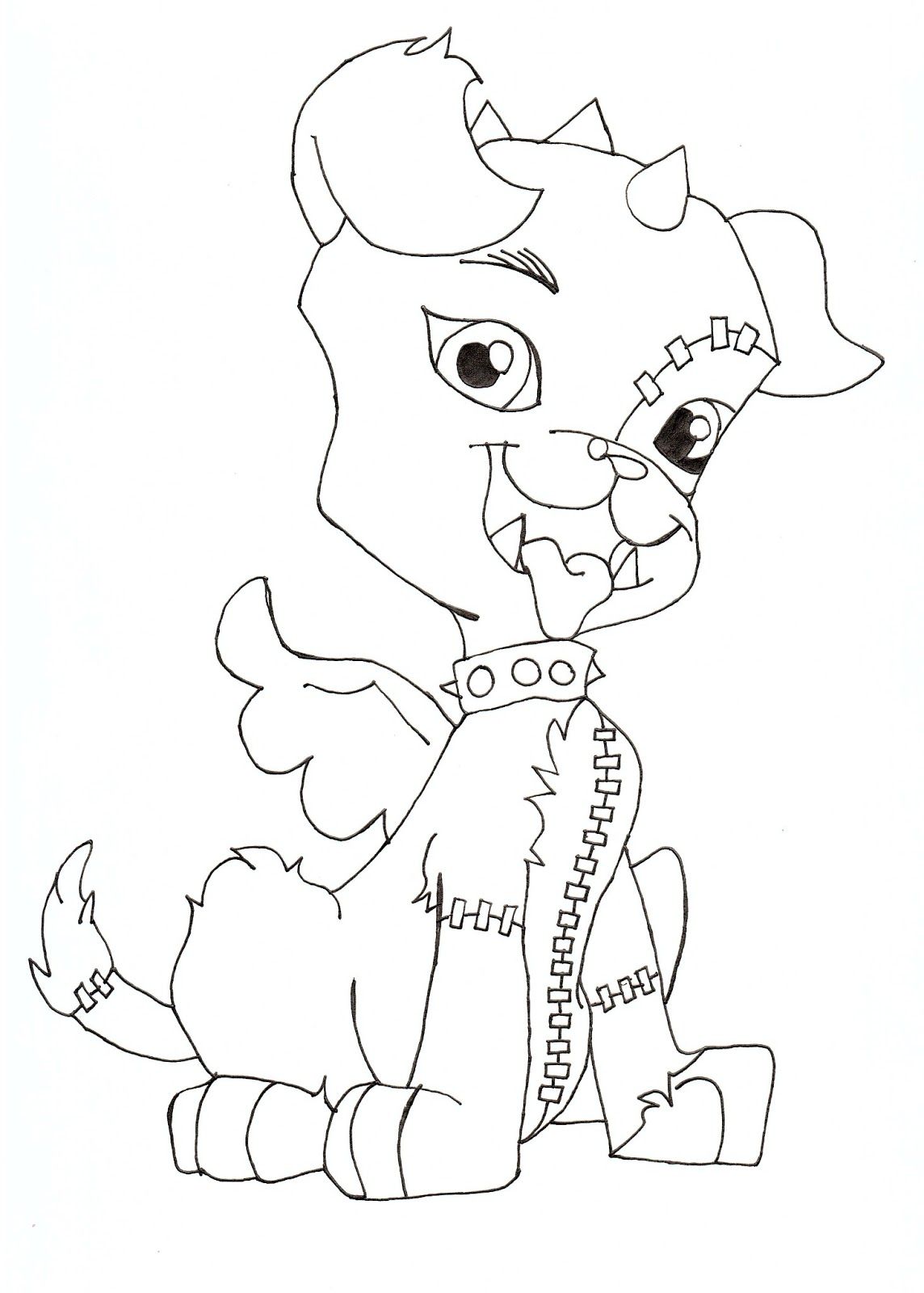 1144x1600 Monster High Coloring Pages About Monster High Dolls