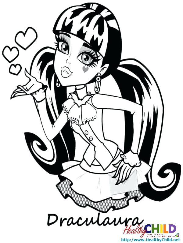 600x794 Coloring Page Monster High