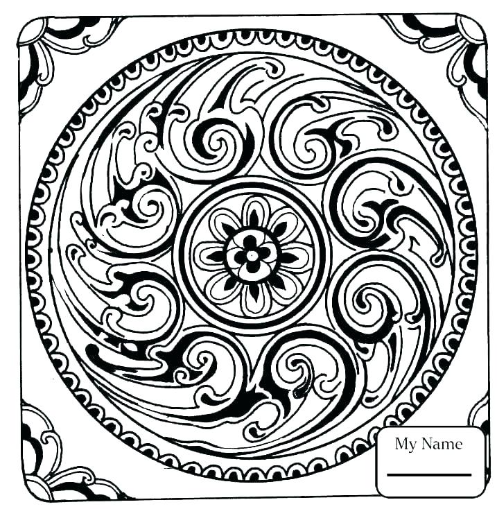 Mosaic Coloring Pages Impair.co 717x734 Mosaic Coloring Pages Impair.co
