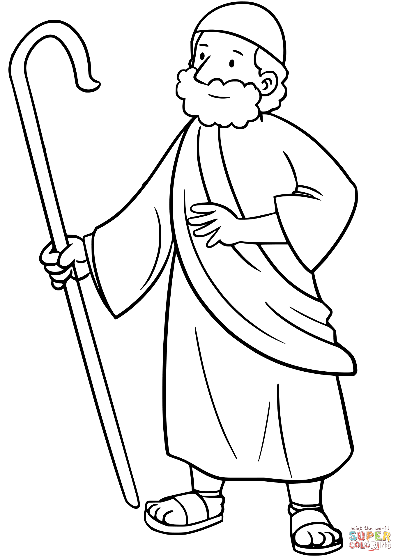 1367x1914 Moses Coloring Page From Moses Category. Select From 27115