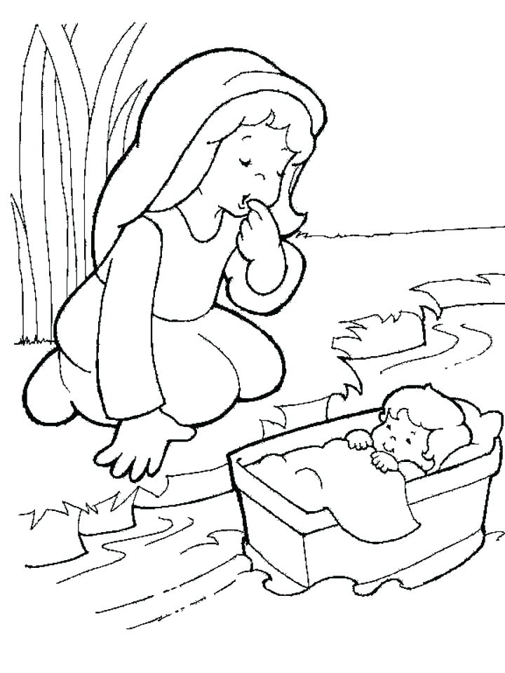 720x960 Moses Coloring Pages