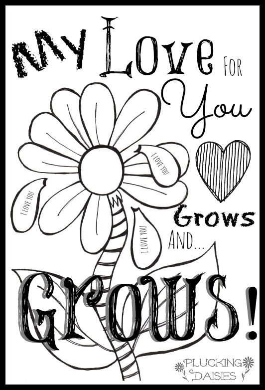 532x782 9 Colorable Mothers Day Cards