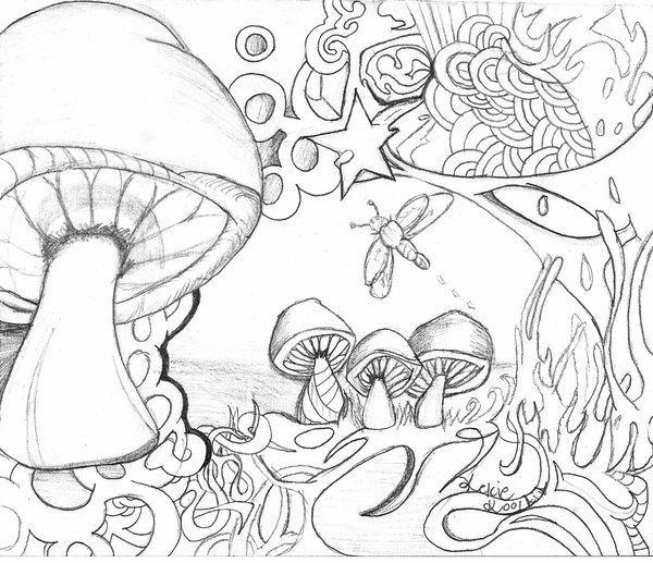 600x517 Mushrooms Ftw By Xkelciekoolaidx @ Coloring