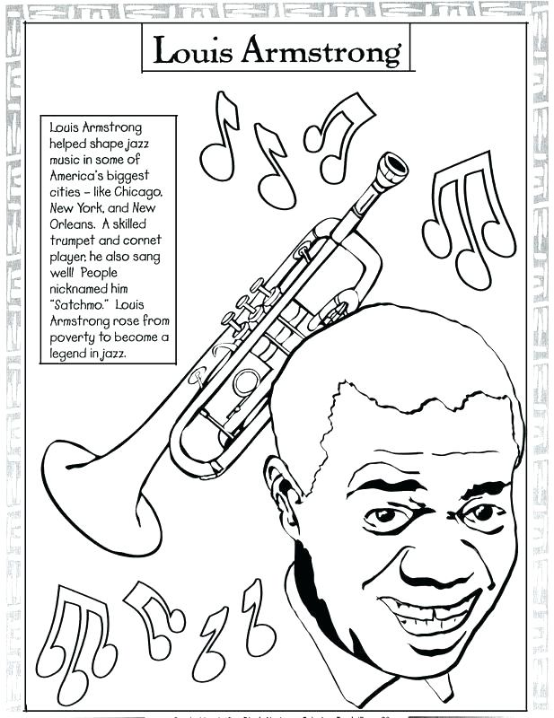 617x800 Music Coloring Page Music Coloring Pages Printable Black History