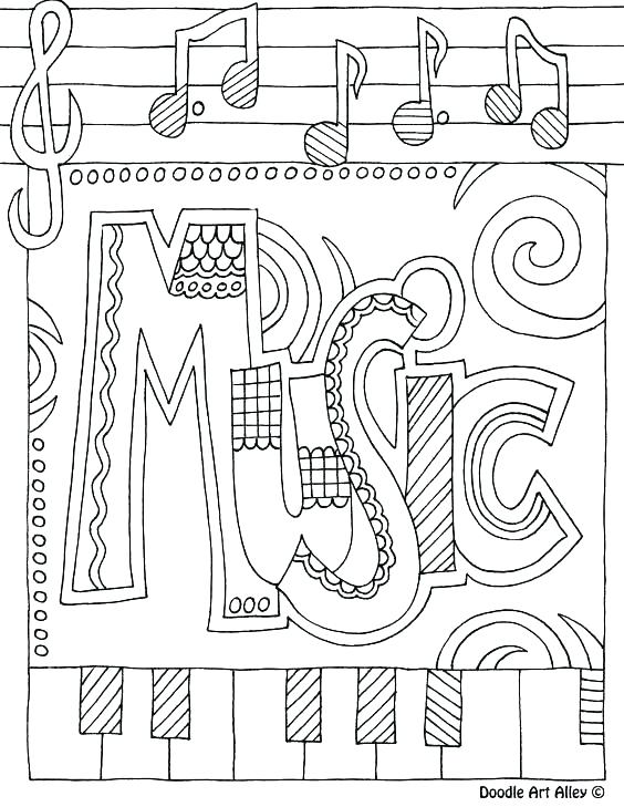 564x729 Music Coloring Pages For Kindergarten Instrument Coloring Pages