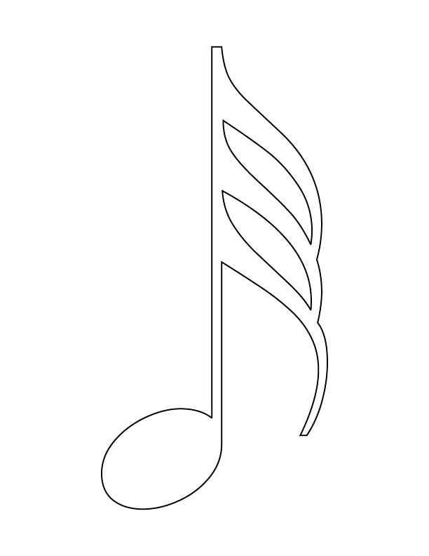 612x792 Music Notes Coloring Pages Free Printable Music Note Coloring
