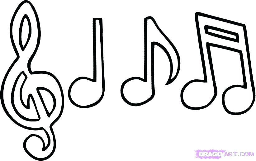 822x517 Printable Musical Notes Awesome Free Printable C Notes Coloring