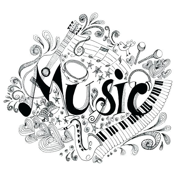 570x570 Coloring Pages Of Music Notes Music Notes Coloring Sheets Perfect