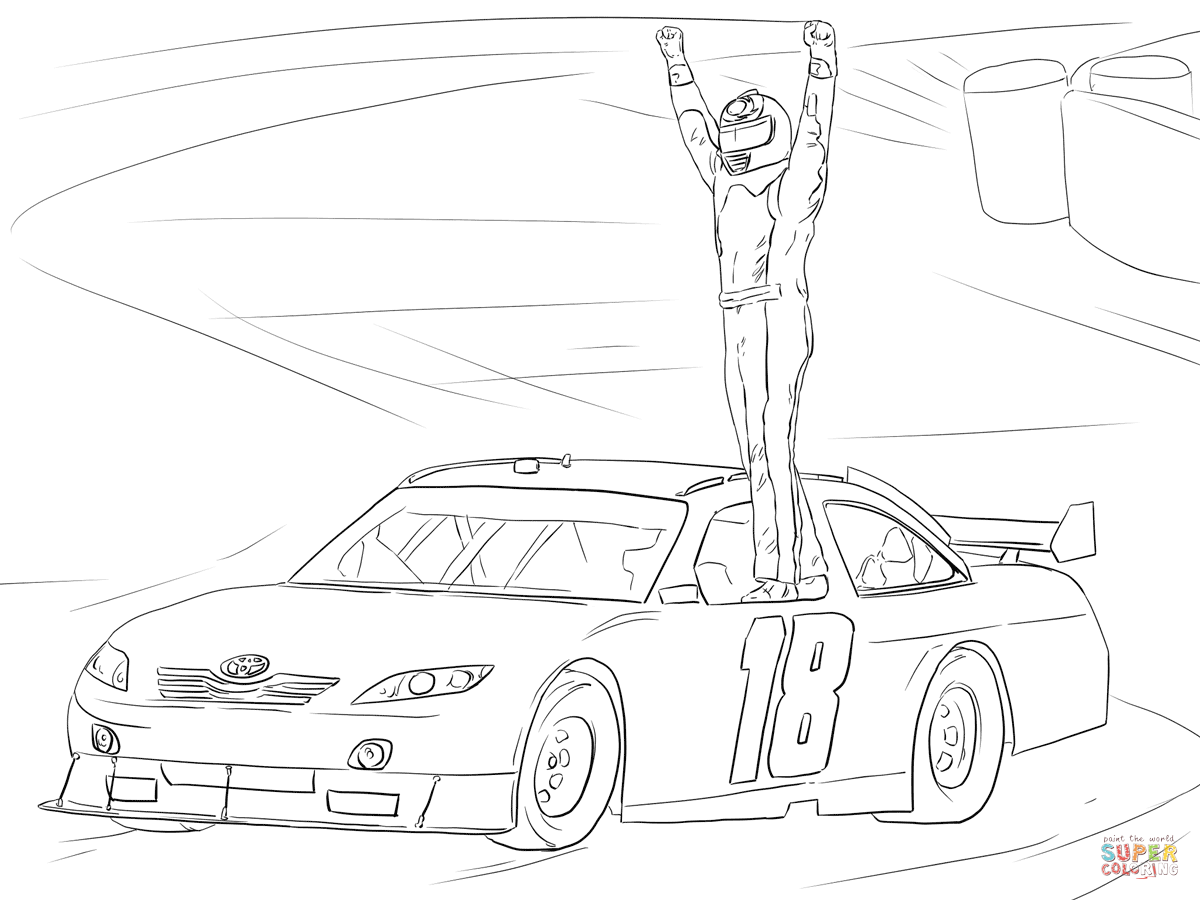 1200x900 Nascar Coloring Pages
