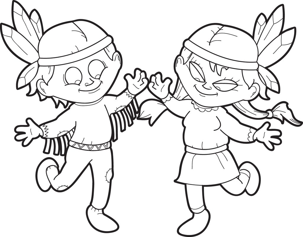 Free Printable Native Americans Coloring Page For Kids 1024x801 Free Printable Native Americans Coloring Page For Kids