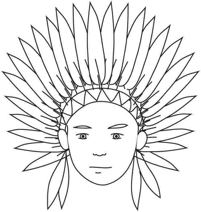 Printable Native American Coloring Pages 679x718 Printable Native American Coloring Pages