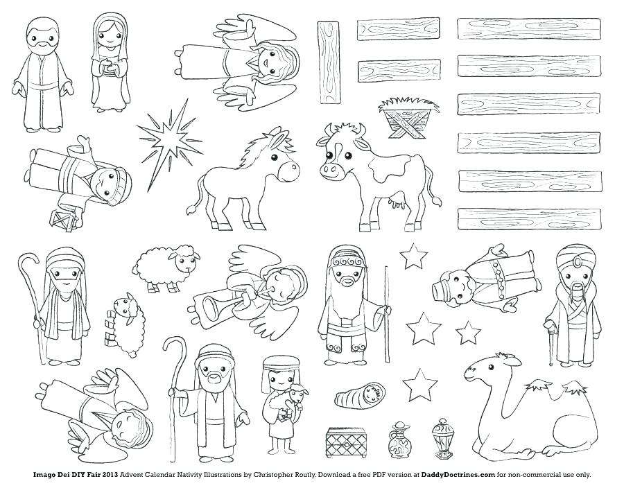 Free Printable Nativity Coloring Pages at GetColorings.com | Free ...