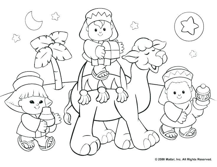736x568 Nativity Scene Coloring Page Medium Size Of Nativity Scene