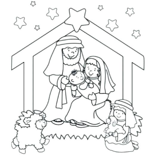 Free Printable Nativity Coloring Pages at GetColorings.com | Free ...