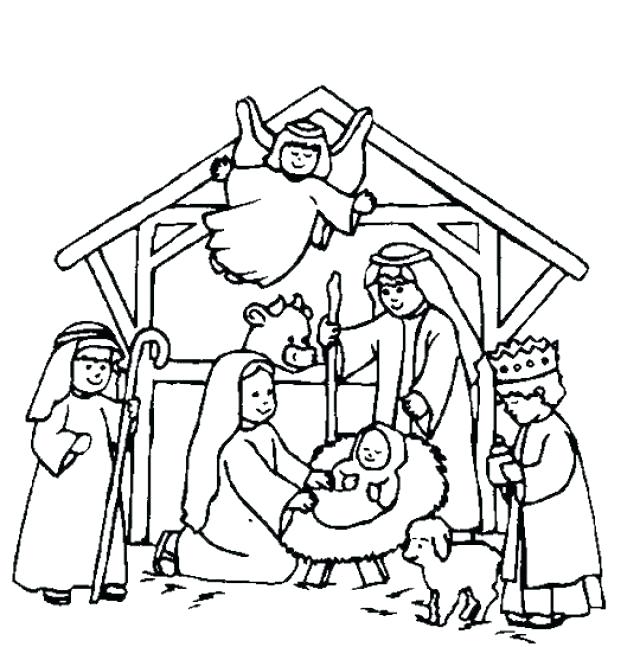 640x647 Free Printable Nativity Coloring Pages Free Coloring Pages Of Baby