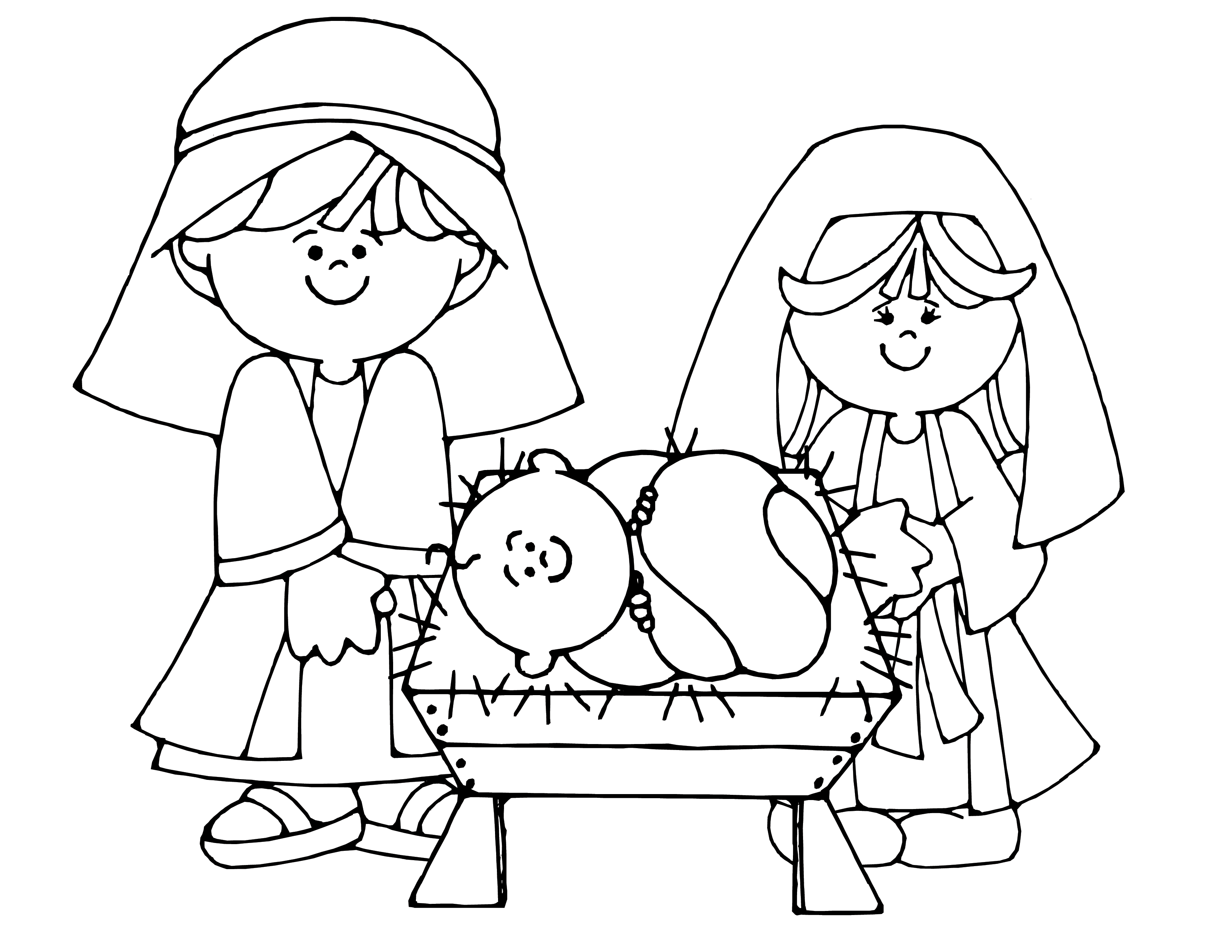 Free Printable Nativity Coloring Pages For Kids 3300x2550 Free Printable Nativity Coloring Pages For Kids