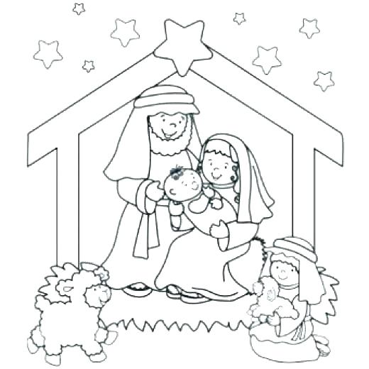 Nativity Coloring Pages Free Printable Nativity Coloring Pages 520x520 Nativity Coloring Pages Free Printable Nativity Coloring Pages