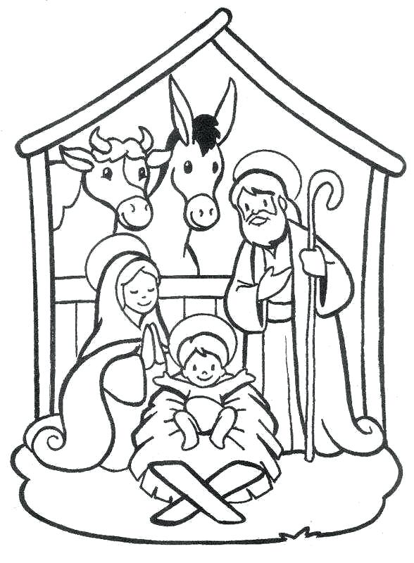 Nativity Colouring Page School Nativity Scene Coloring Pages 588x800 Nativity Colouring Page School Nativity Scene Coloring Pages