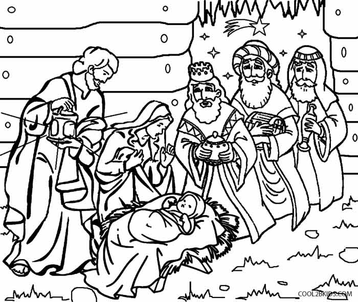 Free Printable Nativity Scene Coloring Pages 24 Nativity Scene 700x591 Free Printable Nativity Scene Coloring Pages 24 Nativity Scene