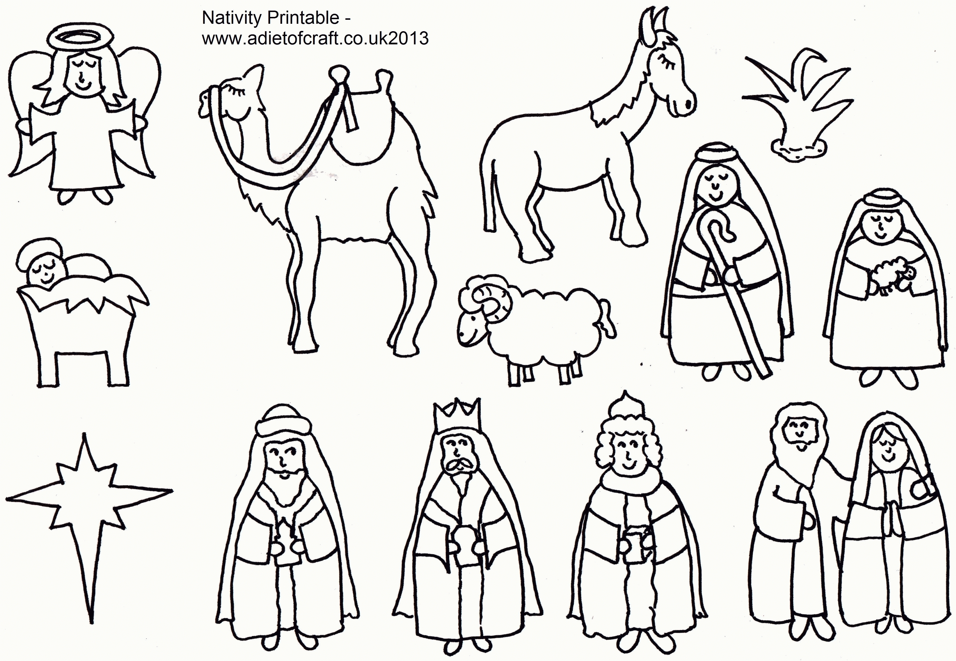 Cool Free Printable Nativity Coloring Pages Printable Coloring 3341x2309 Cool Free Printable Nativity Coloring Pages Printable Coloring