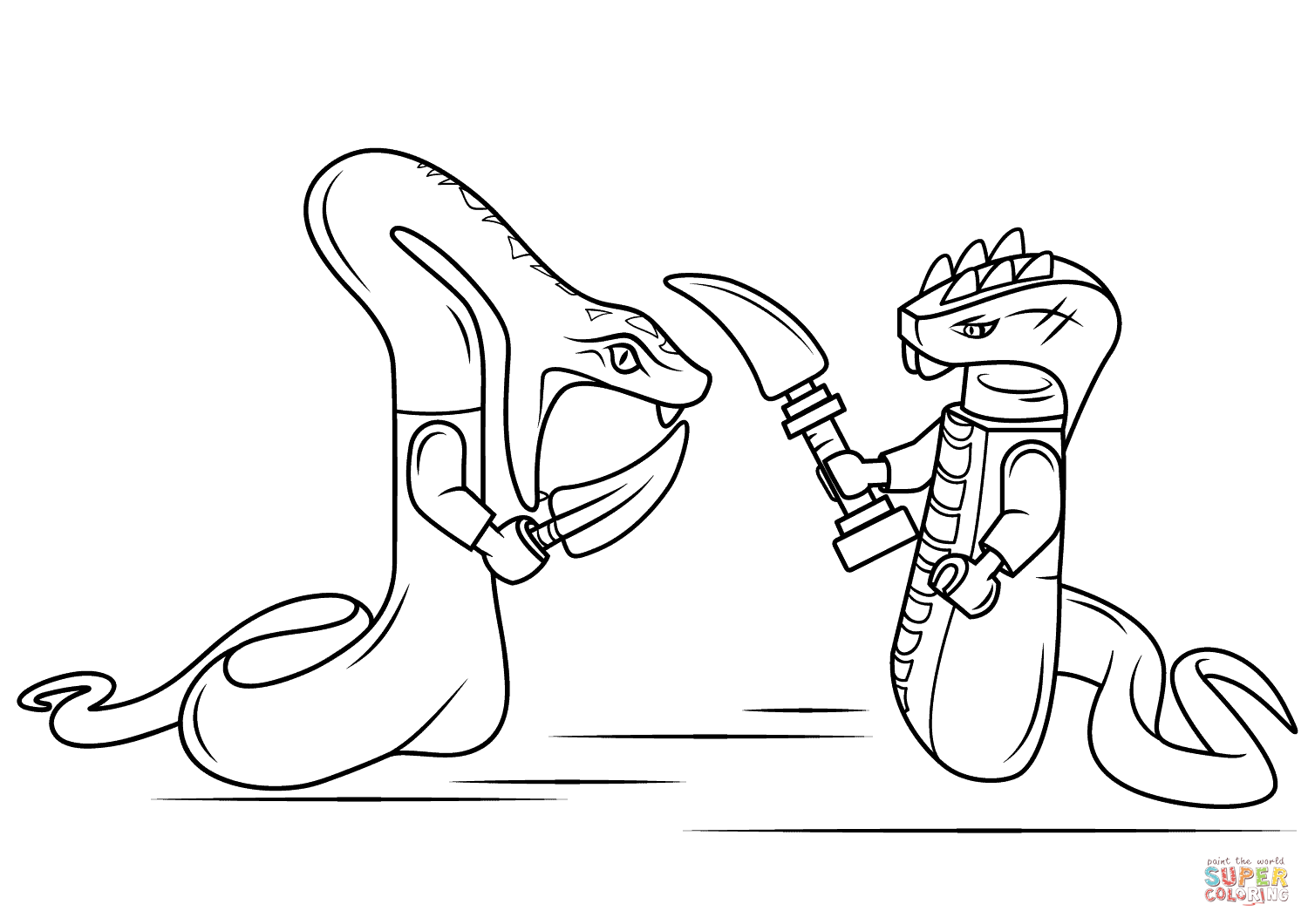 Imagination Snakes Colouring Pages Lego Ninjago Coloring Page Free 1500x1060 Imagination Snakes Colouring Pages Lego Ninjago Coloring Page Free