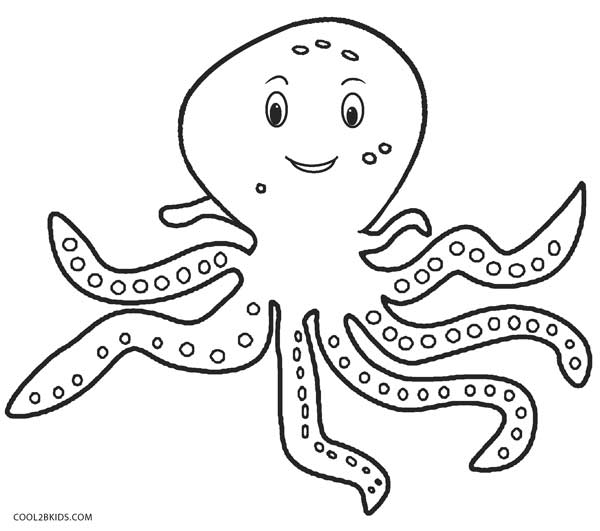 Printable Octopus Coloring Page For Kids Cool2bkids 600x531 Printable Octopus Coloring Page For Kids Cool2bkids