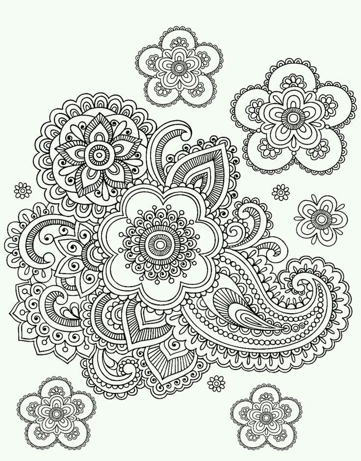 736x939 Paisley Coloring Pages Printable Awesome Paisley Coloring Pages